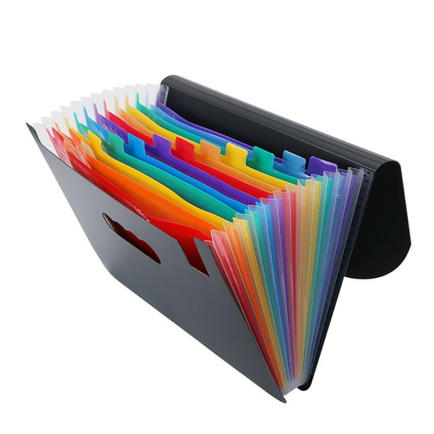 A4 Concertina Expanding File Accordion Folder Document Organiser Colorful *p